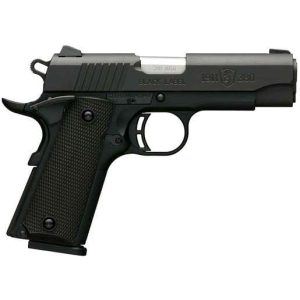 Browning 1911 Black Label Pro Compact 380 Auto (ACP) 3.63in Matte Black Satin Stainless Steel Pistol - 8+1 Rounds