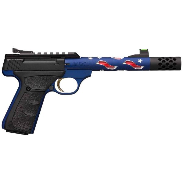 b180 1568 Browning Buck Mark Plus SR 22 Long Rifle 5.87in Blue Anodized Pistol - 10+1 Rounds