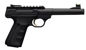 b190 Browning Buck Mark Plus Camper UFX Suppressor Ready 22 Long Rifle 6in Matte Black Pistol - 10+1 Rounds