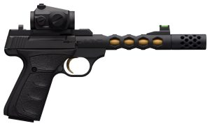 b207 Browning Buck Mark Plus Vision 22 Long Rifle 5.9in Black Pistol - 10+1 Rounds