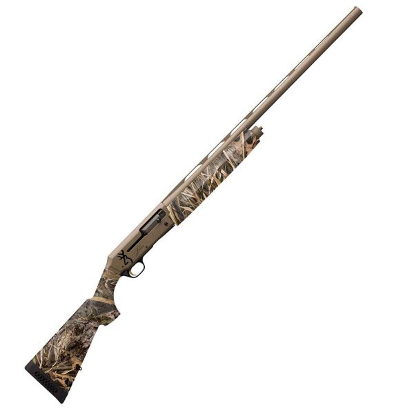 Browning Silver Field Flat Dark Earth Cerakote Mossy Oak Shadow Grass Habitat 12 Gauge 3-1/2in Semi Automatic Shotgun - 28in