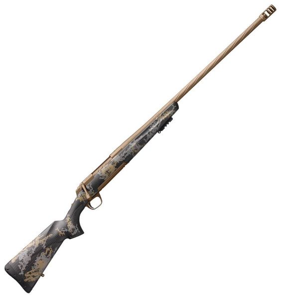 b833 Browning Mountain Pro Long Range Burnt Bronze Bolt Action Rifle - 6.8mm Western - 26in