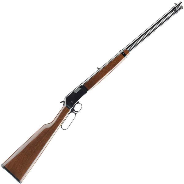 b843 Browning BL-22 Black Walnut Polished Blued Lever Action Rifle - 22 Long Rifle - 20in