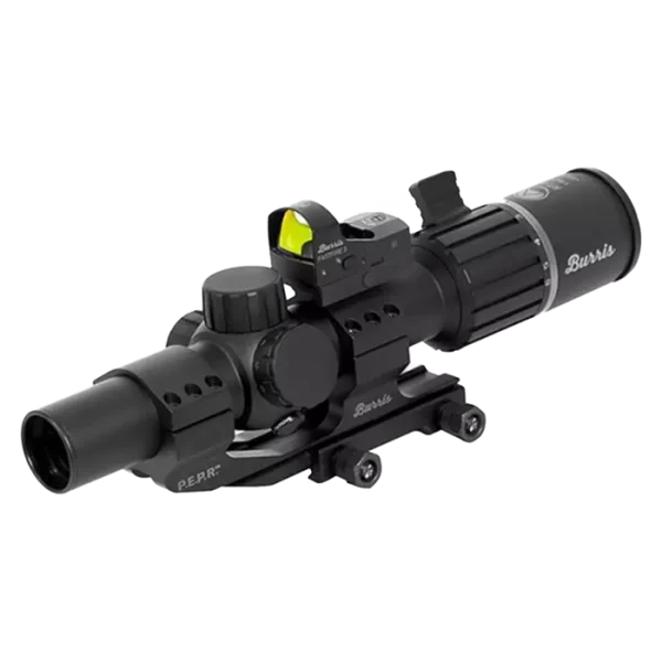Burris RT6 Rifle Scope 30mm Tube 1-6x 24mm Illuminated Ballistic AR Reticle Matte Black with FastFire III and P.E.P.R. Mount