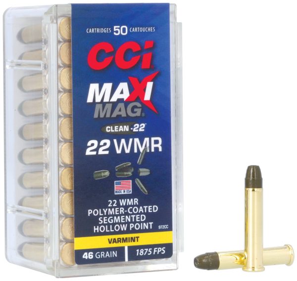 CC117 Maxi-Mag Segmented Hollow Point 22 WMR
