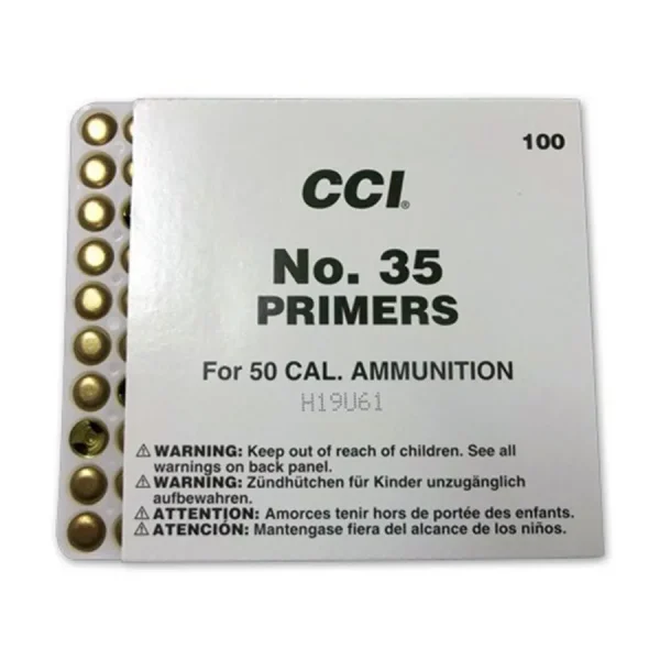 Mil-Spec No. 35/50 Cal BMG Primer 50 Caliber BMG