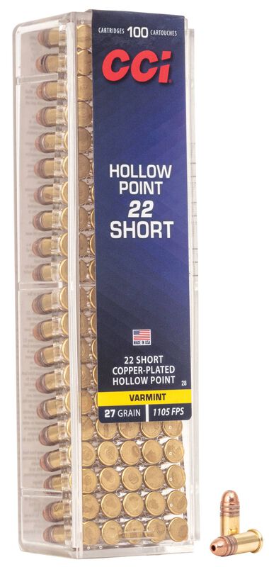 Short Hollow Point 22 Short