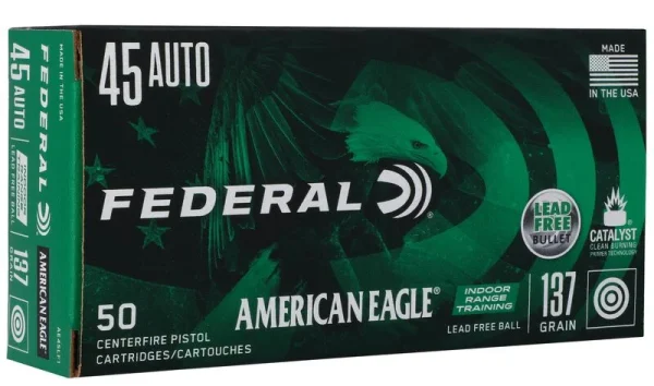 American Eagle Indoor Range Training Lead Free 45 Auto