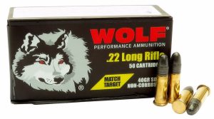 22LR Ammo Wolf Performance 40gr Match Target 5000 Round Case