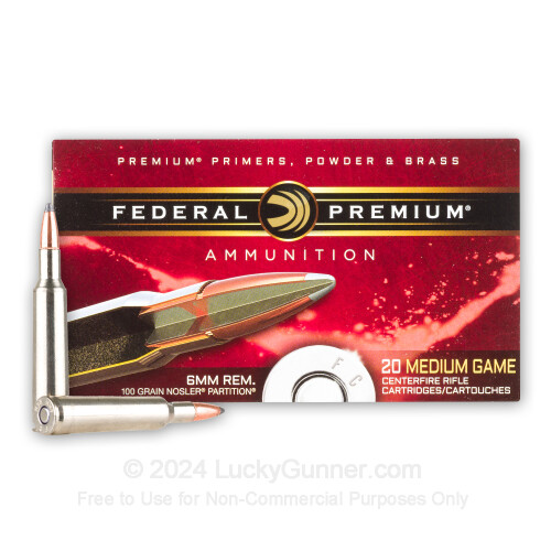 Nosler Partition 6mm Rem