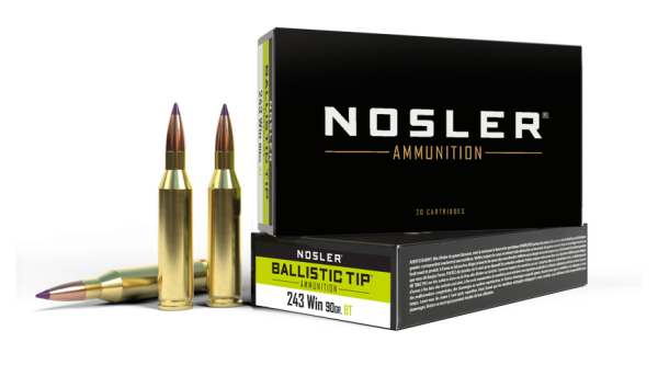 Nosler Ballistic Tip Hunting 243 Win