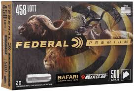 Safari Trophy Bonded Bear Claw 458 Lott