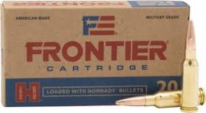 Hornady Frontier .223 Remington 68 Grain Boat-Tail Hollow Point Centerfire Rifle Ammunition