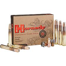 Hornady Dangerous Game .450 Rigby 480 Grain Dangerous Game Solid Brass Centerfire Rifle Ammunition