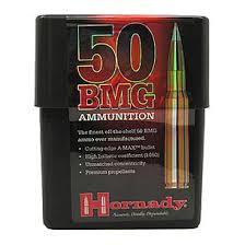 Hornady Match .50 BMG 750 Grain A-MAX Brass Cased Centerfire Rifle Ammunition
