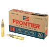Hornady Frontier .223 Remington 55 grain Full Metal Jacket (FMJ) Brass Centerfire Rifle Ammunition