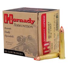 Hornady Varmint Express .22 Hornet 35 Grain V-MAX Centerfire Rifle Ammunition