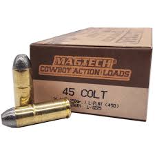 Magtech Cowboy Action Ammunition 45 Colt (Long Colt) 250 Grain Lead Flat Nose Box of 50