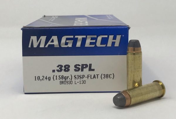 Magtech Ammunition 38 Special +P 158 Grain Semi-Jacketed Soft Point Box of 50