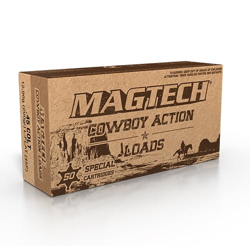 Magtech Cowboy Action Ammunition 45 Colt (Long Colt) 200 Grain Lead Flat Nose Box of 50