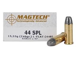 ma5 Magtech Cowboy Action Ammunition 44 Special 240 Grain Lead Flat Nose Box of 50