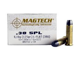 ma7 Magtech Cowboy Action Ammunition 38 Special 125 Grain Lead Flat Nose Box of 50