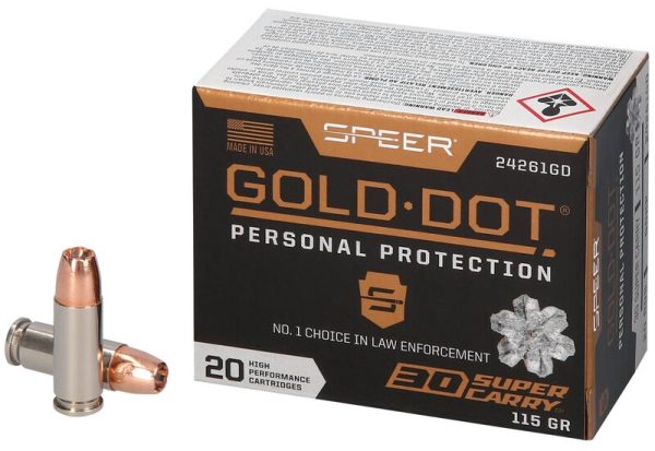 Gold Dot Handgun Personal Protection 30 Super Carry