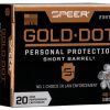 Gold Dot Short Barrel Personal Protection 40 S&W