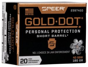 Gold Dot Short Barrel Personal Protection 40 S&W