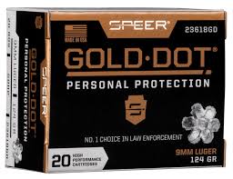 Gold Dot Handgun Personal Protection 9mm Luger