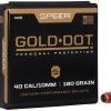 Gold Dot Handgun Component Bullet .400